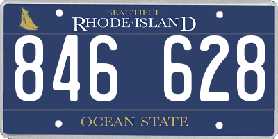 RI license plate 846628