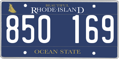 RI license plate 850169