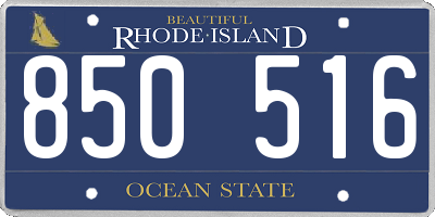 RI license plate 850516