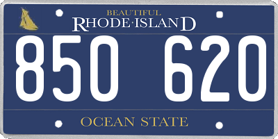 RI license plate 850620