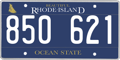RI license plate 850621