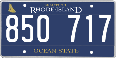 RI license plate 850717