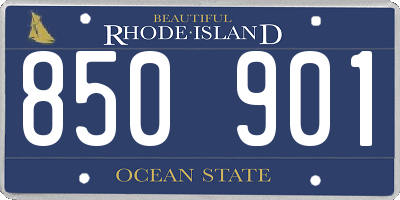 RI license plate 850901