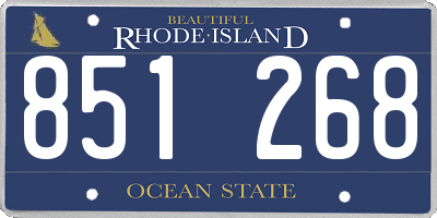 RI license plate 851268