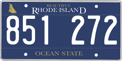 RI license plate 851272
