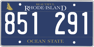 RI license plate 851291