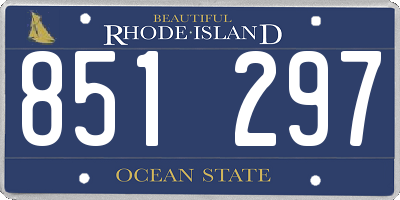 RI license plate 851297