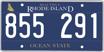 RI license plate 855291