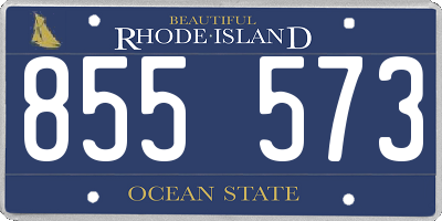 RI license plate 855573