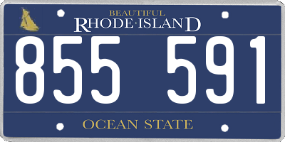 RI license plate 855591