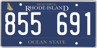 RI license plate 855691