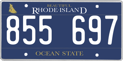 RI license plate 855697