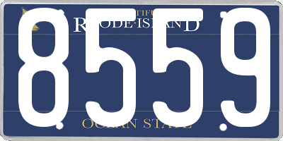 RI license plate 8559