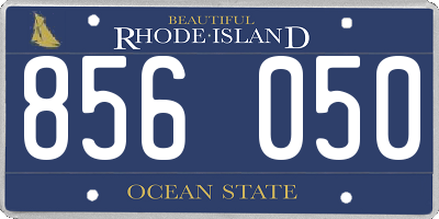 RI license plate 856050
