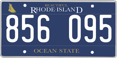 RI license plate 856095