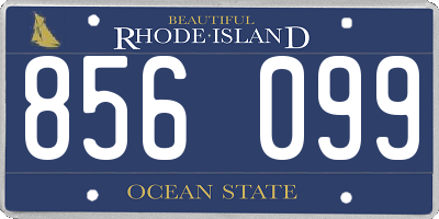 RI license plate 856099