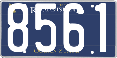 RI license plate 8561