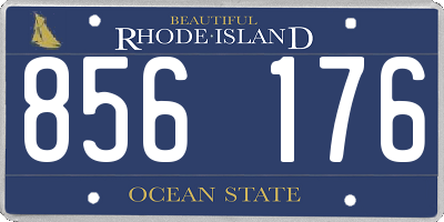 RI license plate 856176