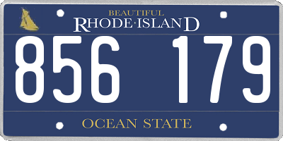 RI license plate 856179