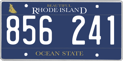 RI license plate 856241