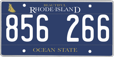 RI license plate 856266