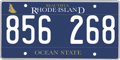 RI license plate 856268