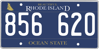 RI license plate 856620