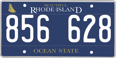 RI license plate 856628