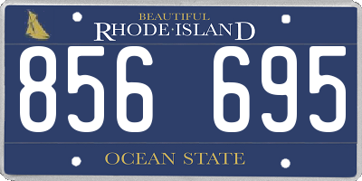 RI license plate 856695