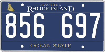 RI license plate 856697