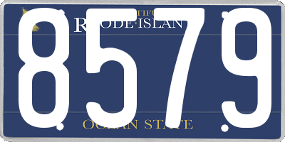 RI license plate 8579