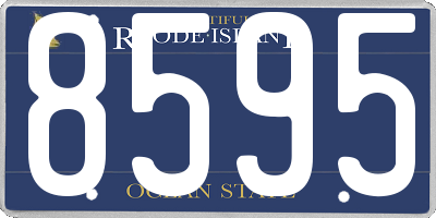 RI license plate 8595