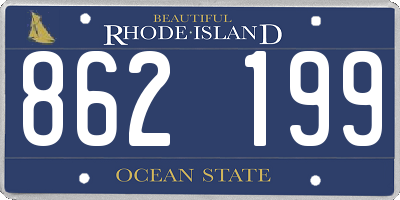 RI license plate 862199