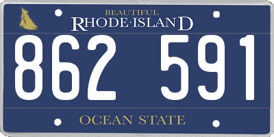RI license plate 862591