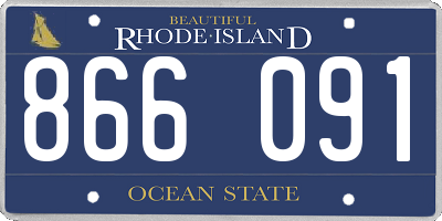 RI license plate 866091