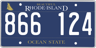 RI license plate 866124