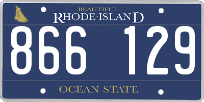 RI license plate 866129