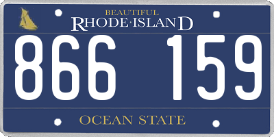 RI license plate 866159