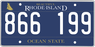 RI license plate 866199