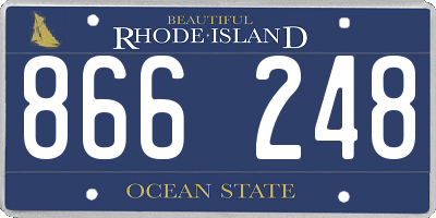 RI license plate 866248