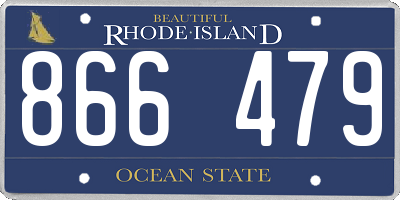 RI license plate 866479
