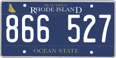 RI license plate 866527