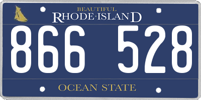 RI license plate 866528