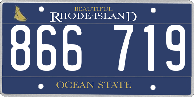 RI license plate 866719