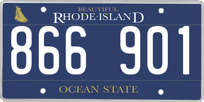 RI license plate 866901