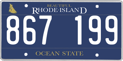 RI license plate 867199