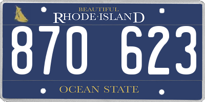 RI license plate 870623