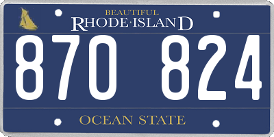 RI license plate 870824