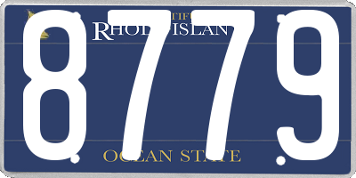 RI license plate 8779