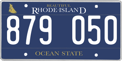 RI license plate 879050